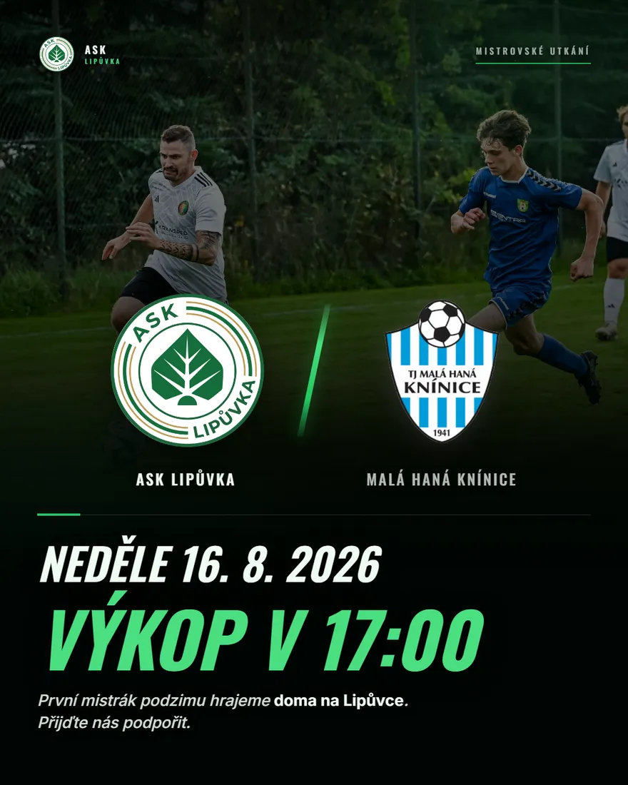 Pozvánka na zápas do feedu